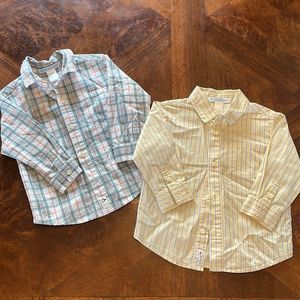 Janie and Jack Longsleeve Button Down Shirts Bundle